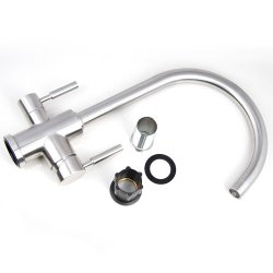 Osmosearmatur 3-vejs HALIFAX rustfrit stl hjglans